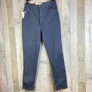 Vintage Deadstock New With Tags Westport Gray Size 14 Denim Jeans (FLAW)